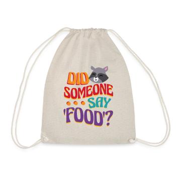 Citation ironique de Someone Say Food - Sac de sport léger - nature - Devant