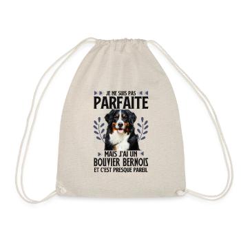 Je ne suis pas parfaite jai un bouvier bernois 1 - Sac de sport léger - nature - Devant