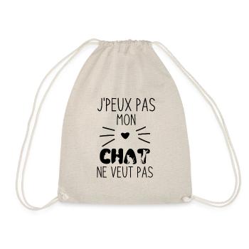 Mon Chat ne veut pas 2 - Sac de sport léger - nature - Devant