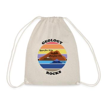 Geology Rocks - Mount everest & Mauna Kea - Turnbeutel - Natur - Vorne