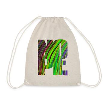 NOPE - don't be a yes sayer! - Drawstring Bag - nature - Front