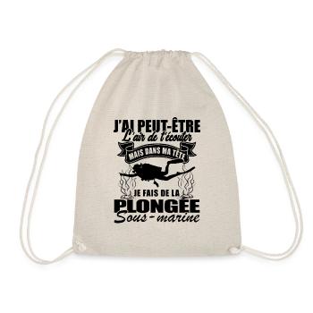 Plongée sous marine 1 - Sac de sport léger - nature - Devant