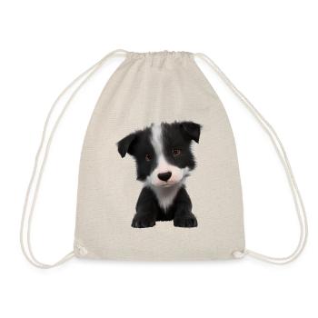 Hundehalter Border Collie Hunde Hundeliebhaber - Turnbeutel - Natur - Vorne