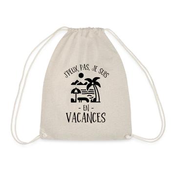 C est l été ce sont les vacances - Sac de sport léger - nature - Devant