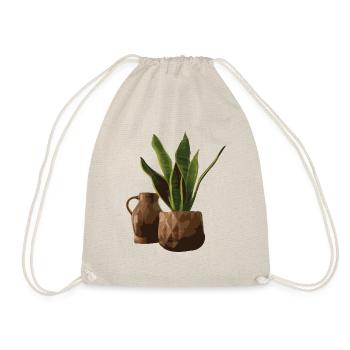 Plant Deko O' Plenty - Turnbeutel - Natur - Vorne
