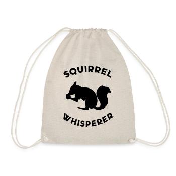 Squirrel Whisperer - Drawstring Bag - nature - Front