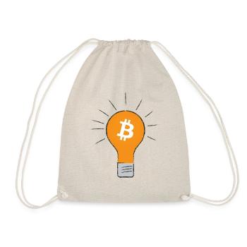 Idée d’ampoule Bitcoin - Sac de sport léger - nature - Devant