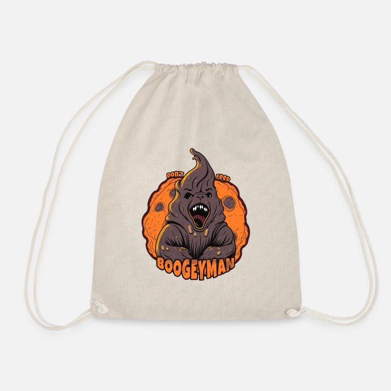 Don't feed boogeyman - Drawstring Bag - nature