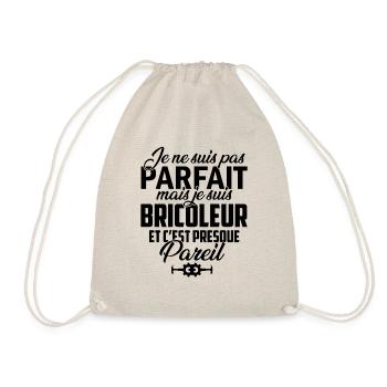 Pas parfait mais je suis bricoleur 2 - Sac de sport léger - nature - Devant