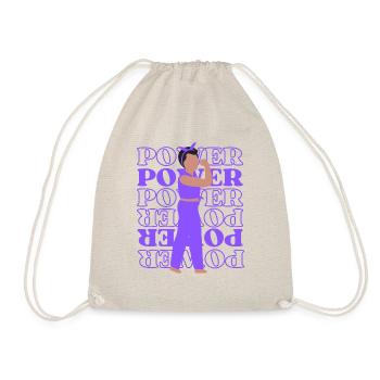 Girl Power - Drawstring Bag - nature - Front