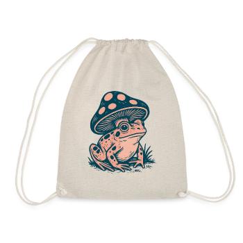 Grenouille Champignon Vintage Cottagecore - Sac de sport léger - nature - Devant