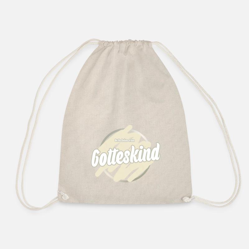 Ich bin ein Gotteskind - Turnbeutel - Natur