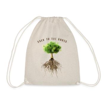 BACK TO THE ROOTS TREE - Turnbeutel - Natur - Vorne