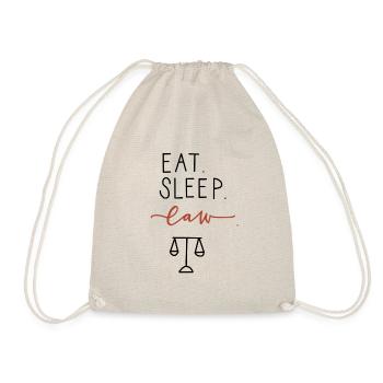 Mangez la loi du sommeil - Sac de sport léger - nature - Devant