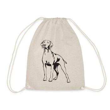 Rhodesian Ridgeback Geschenke RR Hundeliebhaber - Turnbeutel - Natur - Vorne