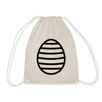 Easter Egg - Drawstring Bag - nature - Front