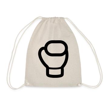 Boxhandschuh - Turnbeutel - Natur - Vorne