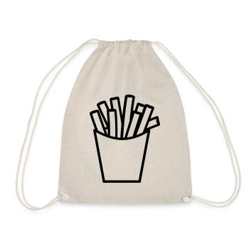 French fries - Drawstring Bag - nature - Front