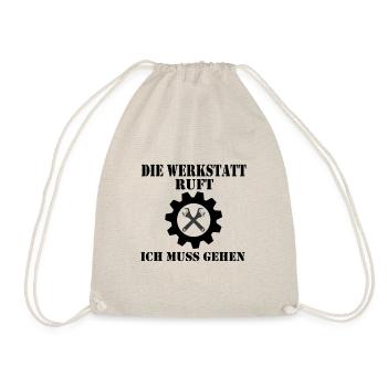 Die Werkstatt ruft - Turnbeutel - Natur - Vorne