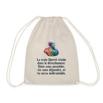 T-shirts Stoïcisme : L'inspiration à portée de soi - Sac de sport léger - nature - Devant