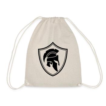 casque spartiate écusson spartiate - Sac de sport léger - nature - Devant