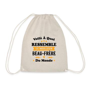 Le meilleur beau frère du monde - Sac de sport léger - nature - Devant