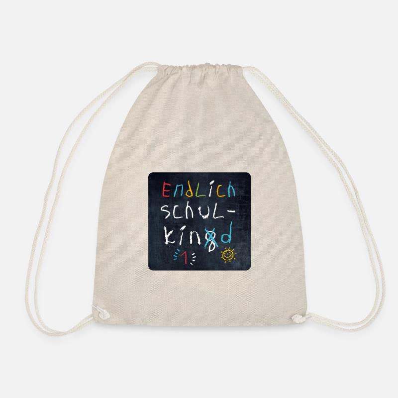 Endlich Schulking (Das Original) - Turnbeutel - Natur