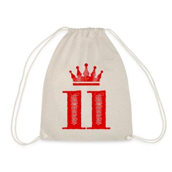 11 Number crown - Drawstring Bag - nature - Front