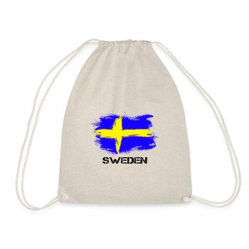Suède Suède Sverige flag - Sac de sport léger - nature - Devant