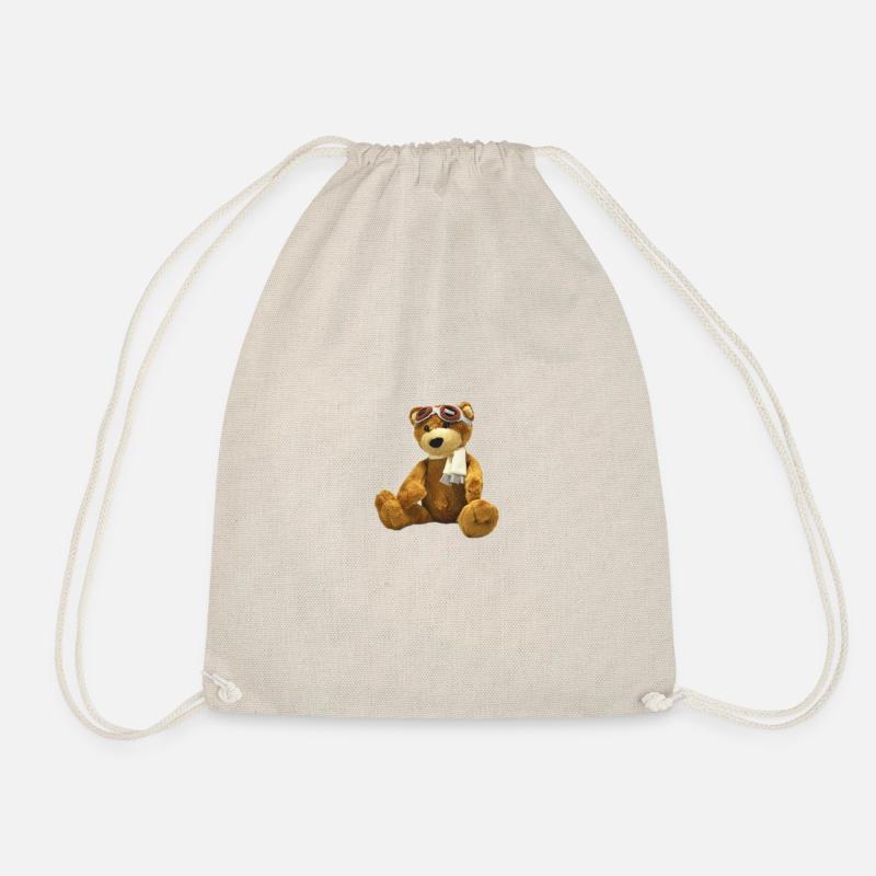 Teddybär - Turnbeutel - Natur