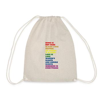 Gay Pride, la gentillesse est tout - Sac de sport léger - nature - Devant