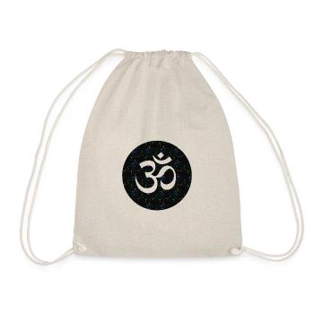 Om - Drawstring Bag - nature - Front