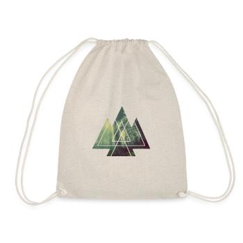 mystischer wald mit geometrie - Turnbeutel - Natur - Vorne