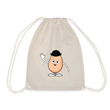 Potato Body The potato with hat - Drawstring Bag - nature - Front