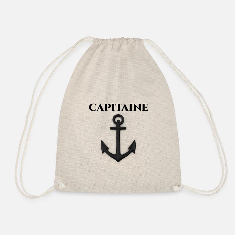 captain - Drawstring Bag - nature