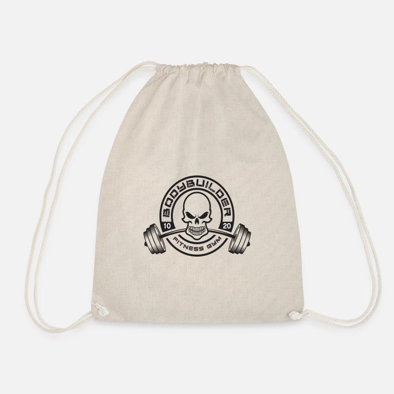 Bodybuilder - Drawstring Bag - nature