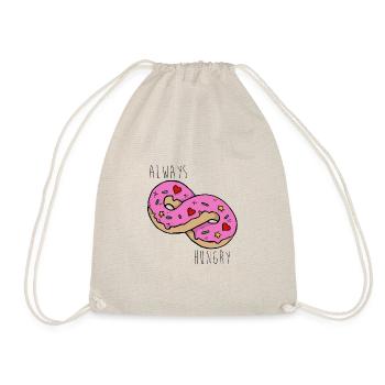Always Hungry - Donut - Turnbeutel - Natur - Vorne