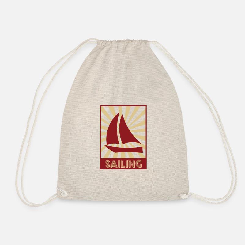 sailing - Drawstring Bag - nature