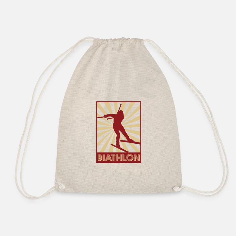 biathlon - Drawstring Bag - nature