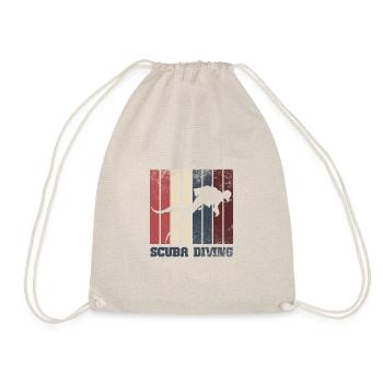 scuba diving scuba diver - Drawstring Bag - nature - Front