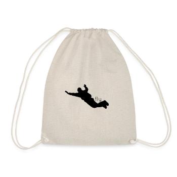 Fly - Drawstring Bag - nature - Front