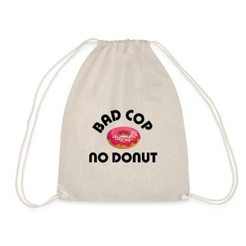 bad cop no donut - Drawstring Bag - nature - Front