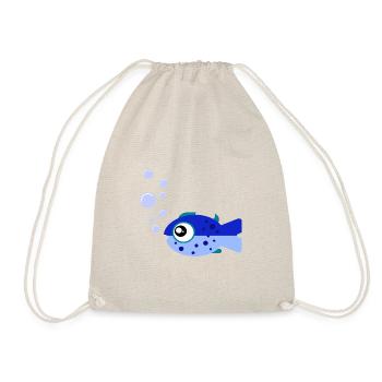 Süßer Fisch - Turnbeutel - Natur - Vorne