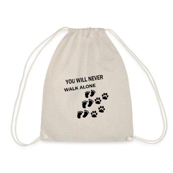 you will never walk alone - Drawstring Bag - nature - Front