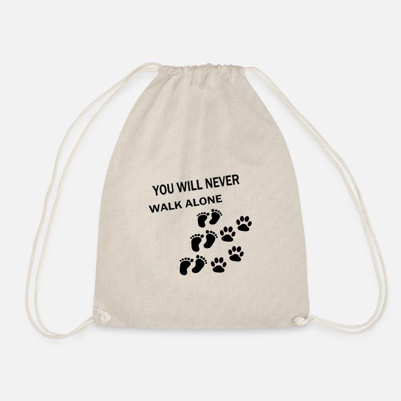 you will never walk alone - Turnbeutel - Natur