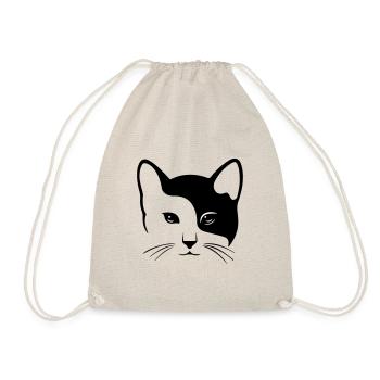 Cat, cats, cat, head, face, hangover - Drawstring Bag - nature - Front
