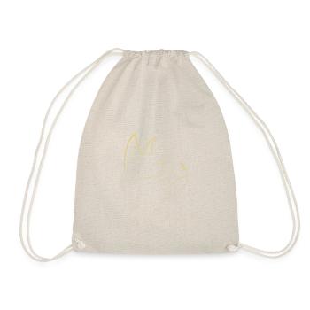 Cat face animal gift - Drawstring Bag - nature - Front