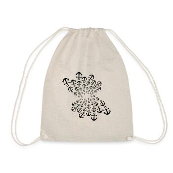 Ancre Idées Cadeaux Capitaine de bateau Voile - Sac de sport léger - nature - Devant
