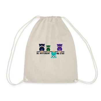 Be different be you - Drawstring Bag - nature - Front