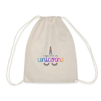 Licorne / Licorne - Sac de sport léger - nature - Devant
